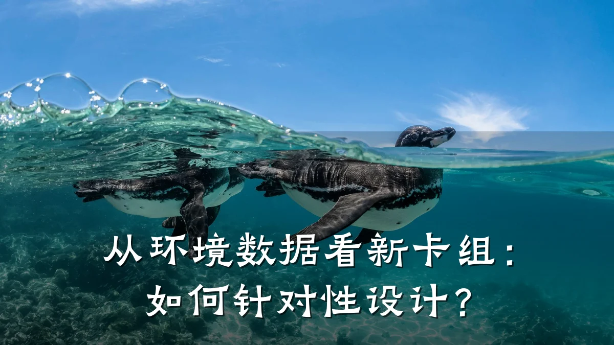 从环境数据看新卡组：如何针对性设计？