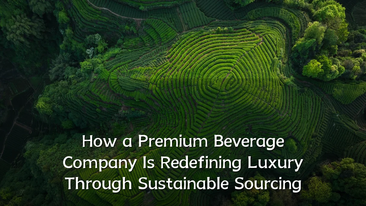 How a Premium Beverage Company Is Redefining Luxury Through Sustainable Sourcing