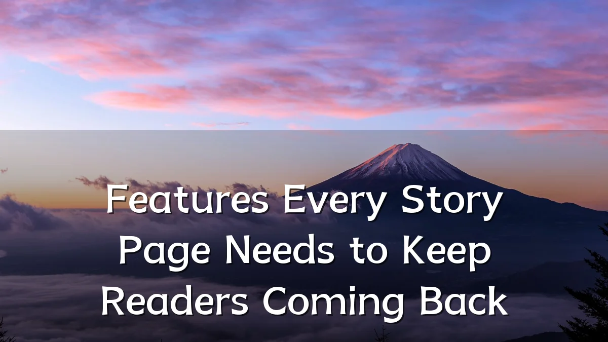 Features Every Story Page Needs to Keep Readers Coming Back