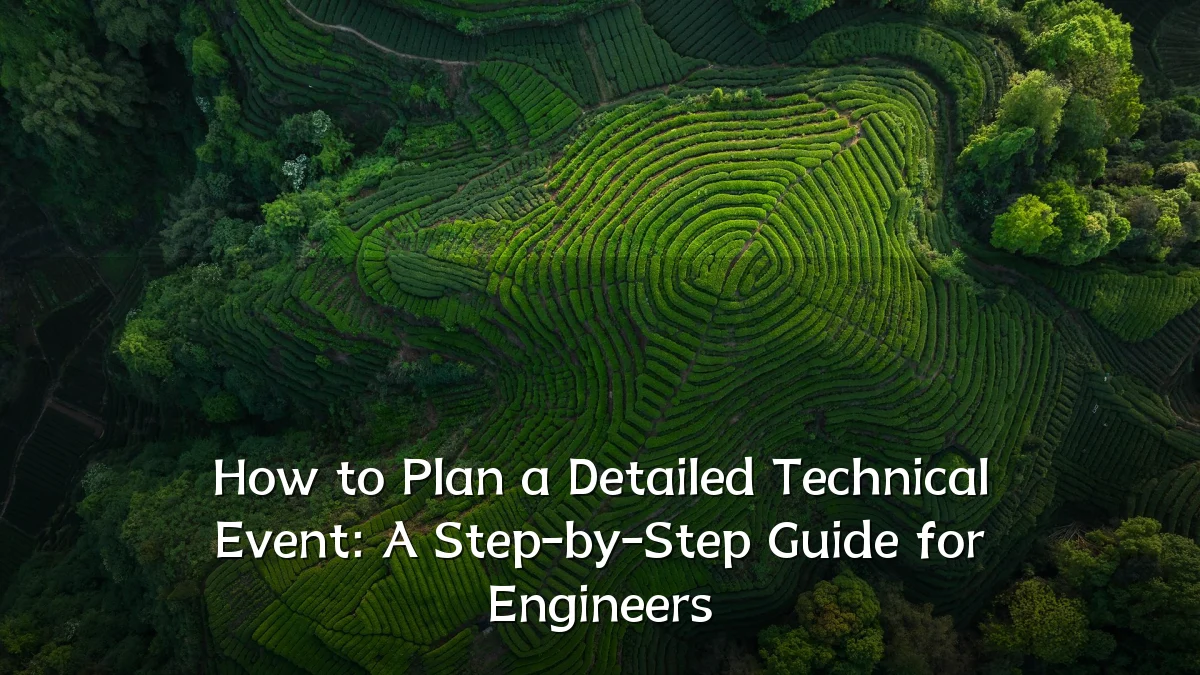 How to Plan a Detailed Technical Event: A Step-by-Step Guide for Engineers