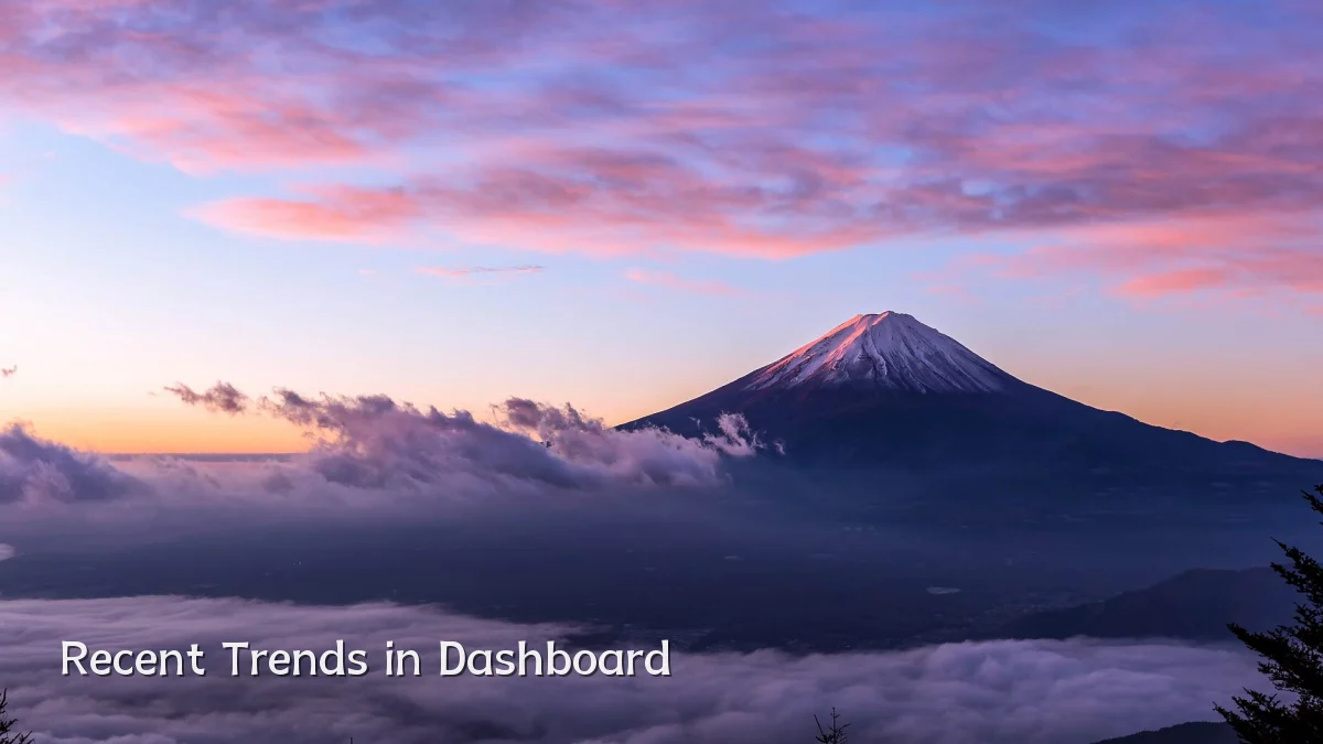 Recent Trends in Dashboard