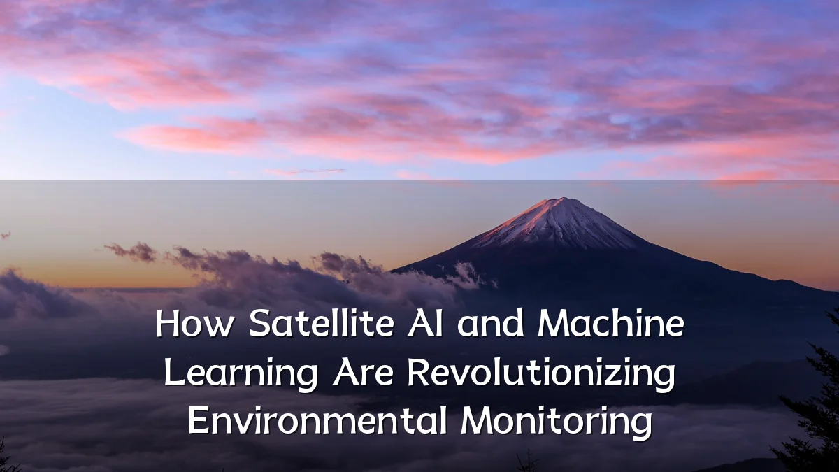 How Satellite AI and Machine Learning Are Revolutionizing Environmental Monitoring