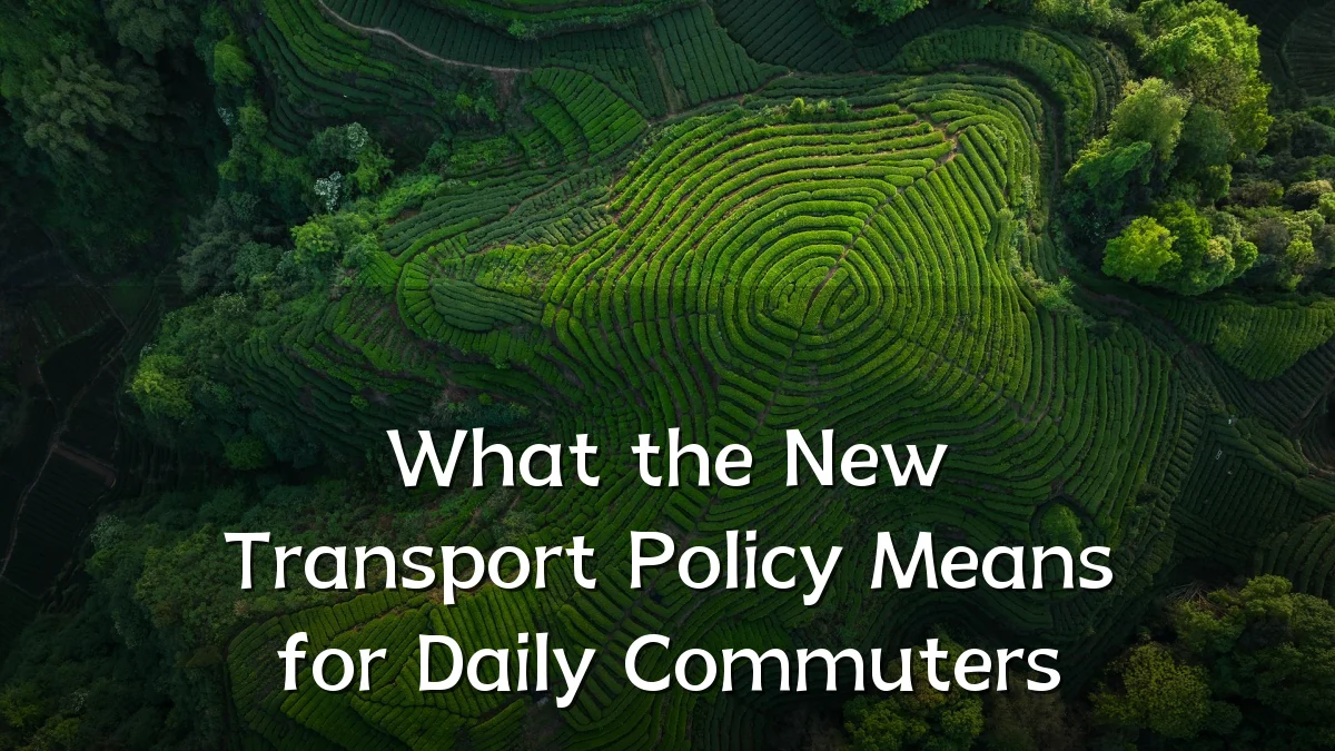 What the New Transport Policy Means for Daily Commuters